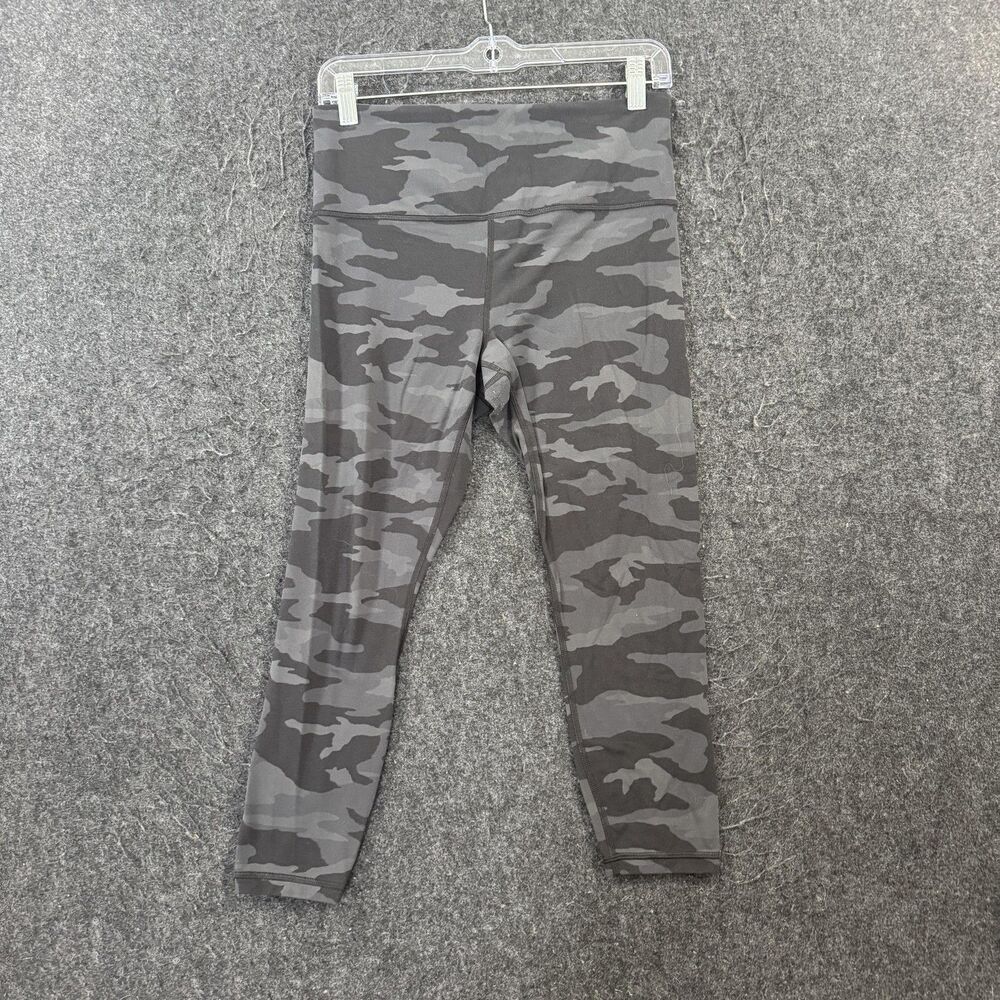 Athleta Elation Camo 7/8 Tight Leggings Women's PM Gray Camo High Rise Ankle